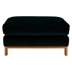 Furia Odyssey Rectangular Footstool Marco Emerald Green